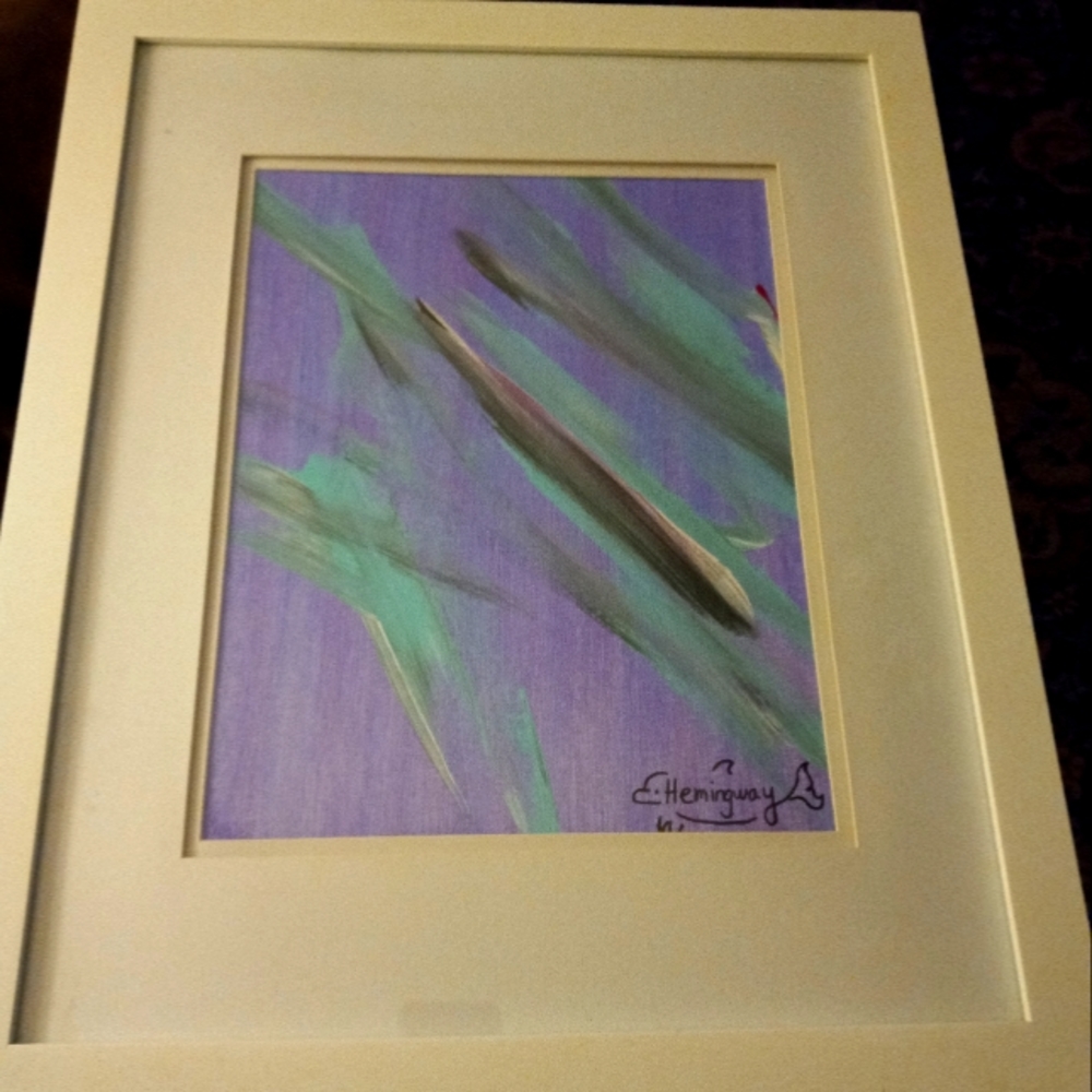 Abstract paint E.Hemingway - Picture 2 of 3